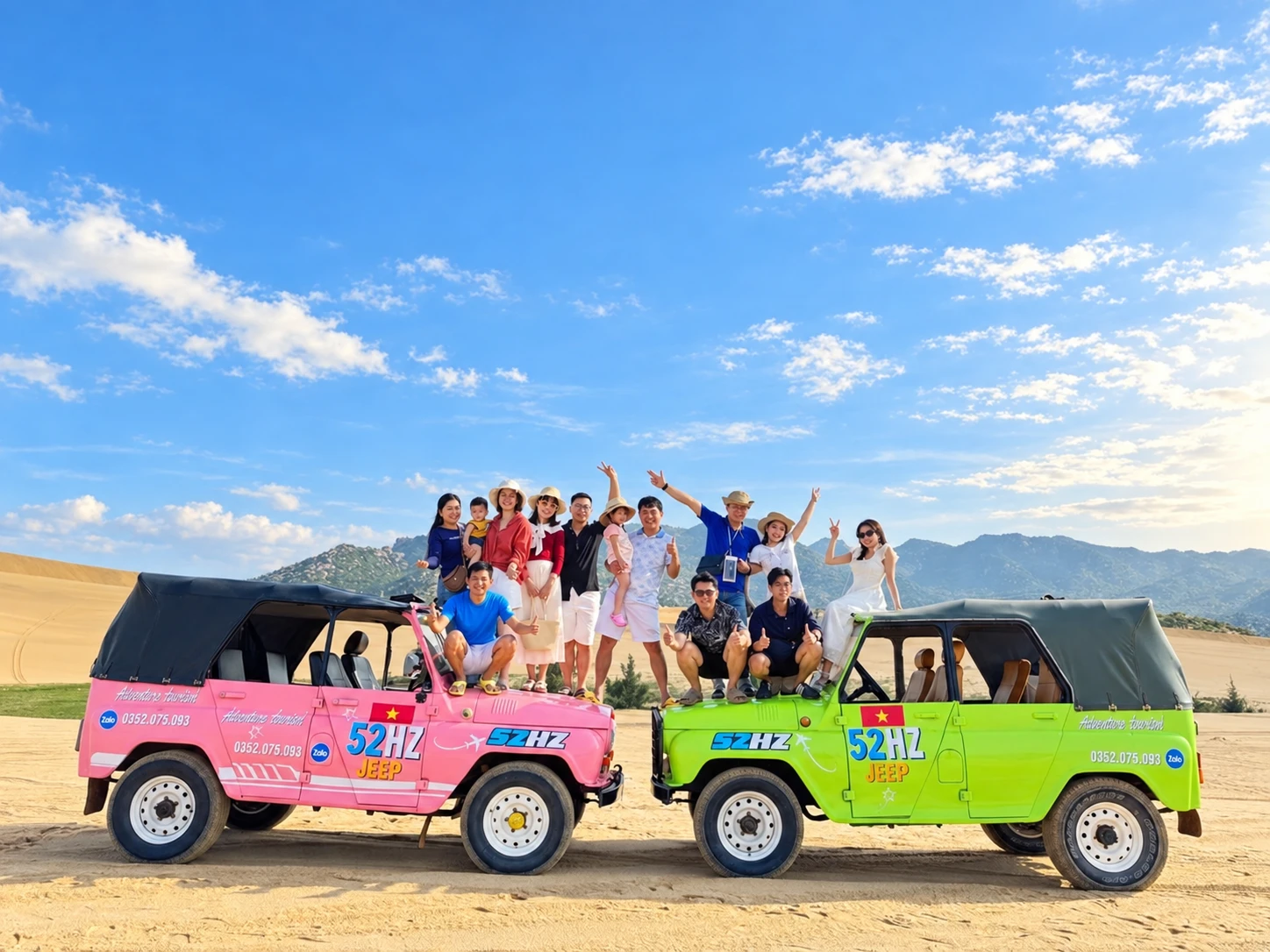 The team sharing a moment during a group outing